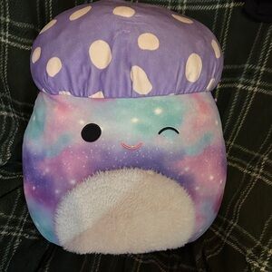 Squishmallows Unai cosmic galaxy mushroom Purple Plush